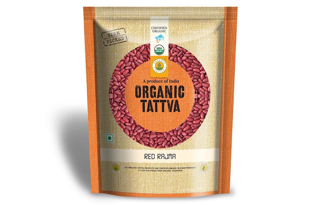 Organic Tattva Red Rajma    Pack  500 grams